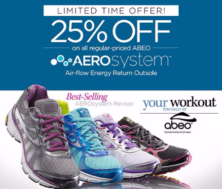 25% Off All Regular-Priced ABEO